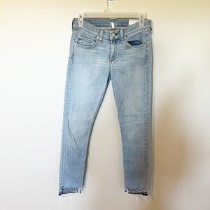 Rag & Bone Capri Wiley step hem skinny‎ jeans size 26